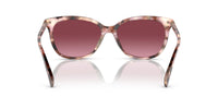 Thumbnail for COACH HC8378U Universal Fit Sunglasses, Rose Pearl Tortoise/Burgundy Gradient, 57 mm