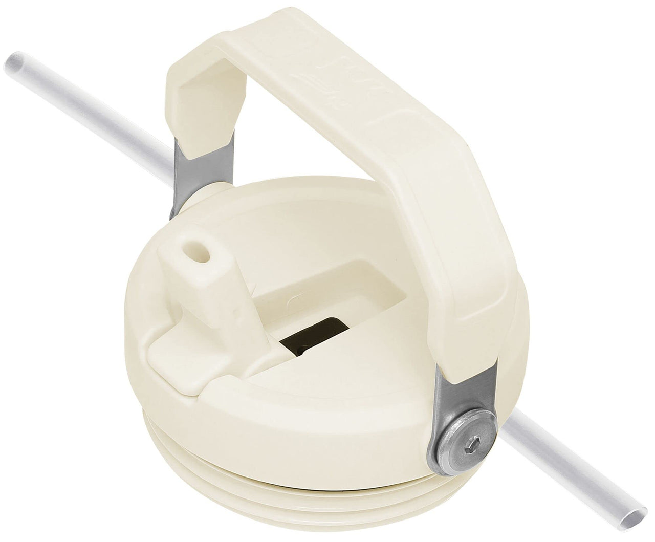 STANLEY IceFlow Stainless Steel Tumbler with Straw - Vacuum Insulated Water Bottle for Home, Office or Car - Reusable Cup with Straw Leak Resistant Flip - Cold for 12 Hours or Iced for 2 Days (Cream)