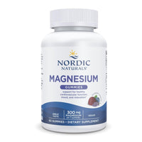 Thumbnail for Nordic Naturals Magnesium Gummies for Adults, Blueberry Lavender Flavor - 60 Gummies - Vegan Magnesium Supplement for Mind, Mood, and Cardiovascular Support - Non-GMO - 20 Servings