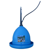Thumbnail for FARM-TUFF Automatic Hanging Poultry Waterer, Blue - Garden Hose Hookup with Hose and Height Adjustment Clip - Durable BPA-Free Plastic Fountain for Ducks, Chickens & Game Birds