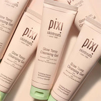Thumbnail for Pixi Beauty Glow Tonic Cleansing Gel 135ml | Glycolic Acid Facial Cleanser | Purify and Brighten Complexion | Ginseng Improves Circulation | 4.57 Fl Oz