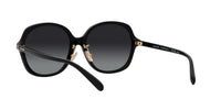 Thumbnail for COACH HC8360F Low Bridge Fit Sunglasses, Black/Grey Gradient Polarized, 58 mm