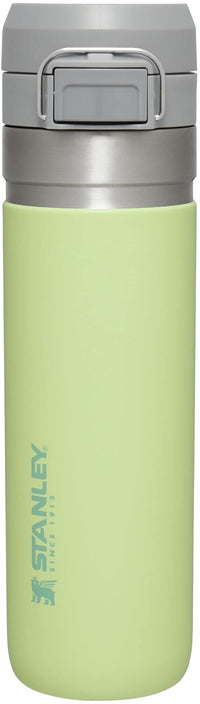 Thumbnail for Stanley Quick Flip GO Water Bottle 24 oz | Push Button Lid | Leakproof and Packable for Travel and Sports | Insulated Stainless Steel | BPA-Free | Citron