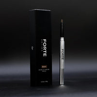 Thumbnail for Forte Series Beard and Hairline Shaper, Smudge-Resistant Wax, Precision Brush, Sleek Travel Packaging (Brown)