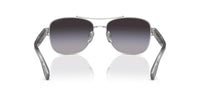Thumbnail for COACH Sunglasses HC 7161 90018G Shiny Silver/Grey Gradient Polyamide Standard