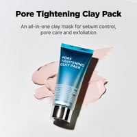Thumbnail for ISOI Pore Tightening Clay Mask for Face, Natural Kaolin & Plant-Based Formula for Tightening, Lifting, Exfoliating & Sebum Control, Moisture-Balancing, Korean Clay Mask for Pores (3.38 fl. oz, 100ml)