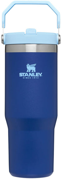 Thumbnail for STANLEY IceFlow Stainless Steel Tumbler - Vacuum Insulated Water Bottle for Home, Office or Car Reusable Cup with Straw Leak Resistant Flip Cold for 12 Hours or Iced for 2 Days, Lapis, 30OZ