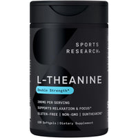 Thumbnail for Sports Research® Sleep Pack - Magnesium Glycinate 160mg & Double Strength L-Theanine Supplement 200 mg