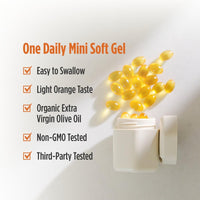 Thumbnail for Nordic Naturals Vitamin D3 1000, Orange - 120 Mini Soft Gels - 1000 IU Vitamin D3 - Supports Healthy Bones, Mood & Immune System Function - Non-GMO - 120 Servings