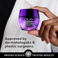 Thumbnail for Olay Retinol Night Cream for Women, MAX, Anti-Aging Face Mousturizer, Fragrance-Free, Non Greasy - Anti-Wrinkle, Smooth Fine Lines, Hydrating Skin Care - Triple Collagen Cream, Niacinamide, 1.7oz