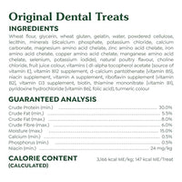 Thumbnail for Greenies Veterinarian-Recommended Adult Natural Dental Dog Treats Regular Size, Dog Dental Chews, Original Flavor, 27 oz. Pack, 27 Count
