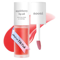Thumbnail for NOONI Korean Lip Oil - Appleberry | Long-Lasting, Moisturizing, Plumping, Revitalizing for Dry Lips, Waterproof, No Peel Off, Hydrating, Nourishing Crystal Clear, Stocking Stuffers, 0.12 FL Oz