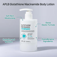 Thumbnail for APLB Glutathione Niacinamide Body Lotion | LIPO GLUTA NIAC CEN™ 12.5% 10.14 FL.OZ/Korean Skincare, Long lasting hydration, Revitalize for gentle and improve skin texture