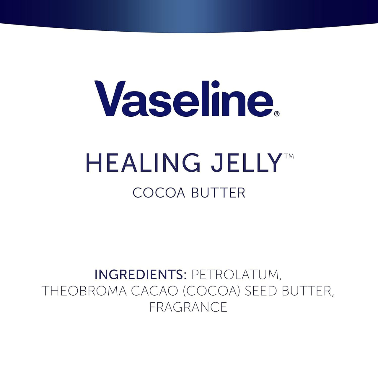 Vaseline Cocoa Butter Healing Jelly Variety Pack, 2 Sizes (7.5 Oz & 1.75 Oz) – Rich Moisturizing Ointment, Protectant & Moisturizer for Dry Skin
