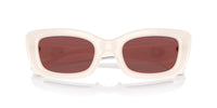 Thumbnail for COACH Sunglasses HC 8390 U 580575 Cr610 Milky Cloud Wine Solid