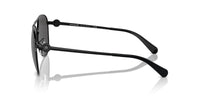 Thumbnail for COACH Sunglasses HC 7128 934487 Shiny Black/Grey Solid Polyamide Standard