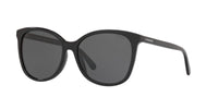 Thumbnail for Coach Sunglasses HC 8271 U 500287 L1101 Black Dark Grey