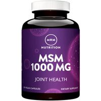 Thumbnail for MRM Nutrition MSM 1000mg - For Women & Men - Pure Methylsulfonylmethane Capsules, Bioavailable MSM Supplement for Joint, Hair, Skin & Nail Support, Vegan, Gluten‑Free, Non‑GMO Formula - 120 Servings
