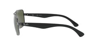 Thumbnail for Ray-Ban Men's RB3483 Metal Square Sunglasses, Gunmetal/Polarized Green, 60 mm