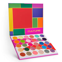 Thumbnail for Juvia's Place Palette Culture - Yellow, Greens, Pink, Purple, Orange, Chromatic & Glitter Shades, 30 Pigmented Makeup Palette for Eye Color & Shine, Pressed