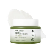 Thumbnail for PURITO From Green Avocado Cleansing Balm 100ml / 3.38 fl. oz., Melt-In Moisture with Avocado Oil, Vegan, Cruelty-Free, Suitable for Dry Skin, Korean Skincare