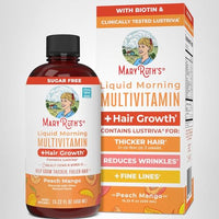 Thumbnail for MARYRUTH'S Liquid Multivitamin+Hair Growth | Clinically Tested for Thicker Hair & Facial Wrinkles in Women | Biotin 10000mcg | Lustriva Hair Growth Supplement | Skin Care | Age 18+ | 30 Fl Oz