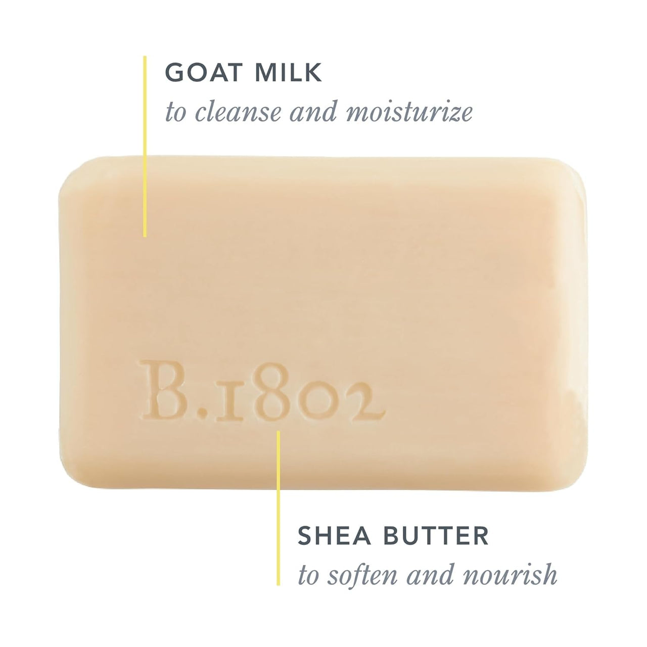 Beekman 1802 Goat Milk Soap – Moisturizing Hand & Body Soap Bar with Shea Butter & Botanical Oils, Triple-Milled, Non-Drying, Made for Sensitive Skin, Coconut Cream 9 oz