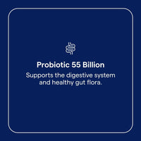 Thumbnail for Trace Minerals Probiotic 55 Billion - High-Potency Probiotic for Small & Large Intestine Support - Age-Related Gut Support - Delayed Release Technology - Gluten-Free - 30 Count (30 Servings)