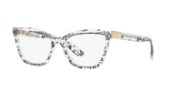 Thumbnail for Dolce & Gabbana DG5076-3314 Eyeglass Frame TRANSPARENT GRAFFITI w/DEMO LENS 53mm