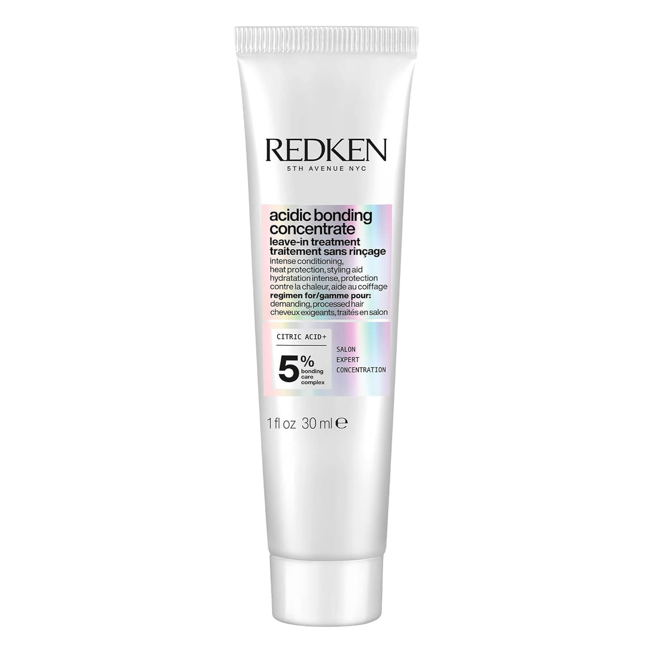 Redken Acidic Bonding Concentrate Leave In Conditioner - Hair Repair Treatment For Damaged Hair, Bond Building & Strengthening, Heat Protection