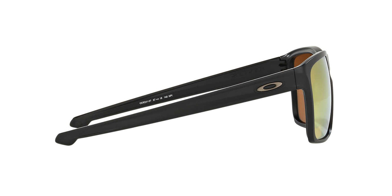Oakley Men's Sliver Xl 0OO9341 Non-polarized Iridium Rectangular Sunglasses, MATTE BLACK, 57.03 mm