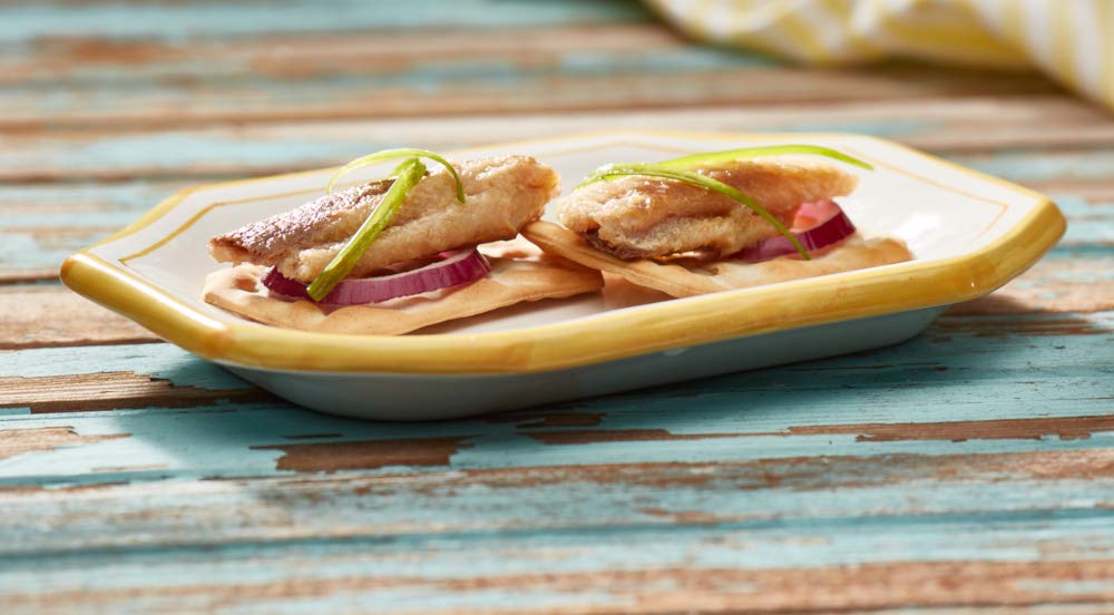 Season Mackerel in Olive Oil - Skinless & Boneless, Wild Caught Fish, Keto Snacks, Canned Mackerel Fillets, Full of Vitamins, Low in Mercury, Kosher, Non-GMO, 20g of Protein - 4.37 Oz, 12-Pack
