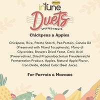 Thumbnail for Higgins, Intune Duets Chickpeas & Apples for Conures & Lovebirds, 3.04 Ounce
