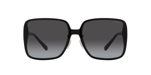 Coach Sunglasses HC 8368 D 50028G Ch572 Black Grey Gradient