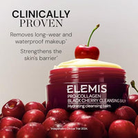Thumbnail for ELEMIS Pro-Collagen Black Cherry Cleansing Balm | 3-in-1 Makeup Remover & Deep Cleanser | Hydrating & Nourishing | 100g