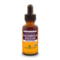 Thumbnail for Herb Pharm Certified Organic Calendula Succus Liquid Topical Extract for Minor Pain Support - 1 Ounce
