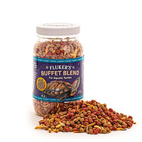 Thumbnail for Fluker's Buffet Blend Aquatic Formula, Turtle Food with Freeze, Dried Shrimp, Mealworms, and Vitamin Enriched Pellets, 7.5 oz