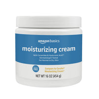 Thumbnail for Amazon Basics Moisturizing Cream for Face and Body, Fragrance-Free, with Ceramides, Hydrating for Dry Skin, 16 Ounces, 1-Pack