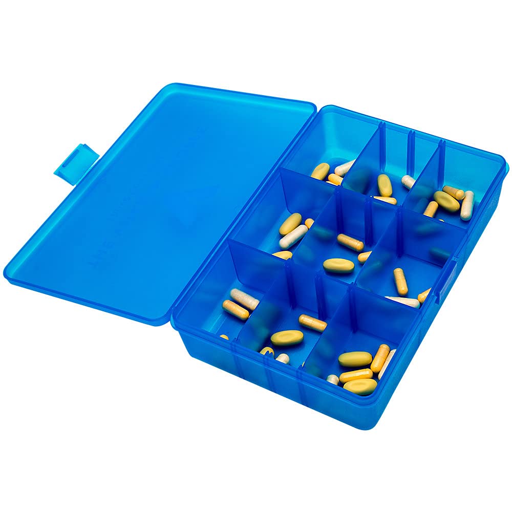 Vitamin Pill Chest - Blue (1 Case) by The Vitamin Shoppe
