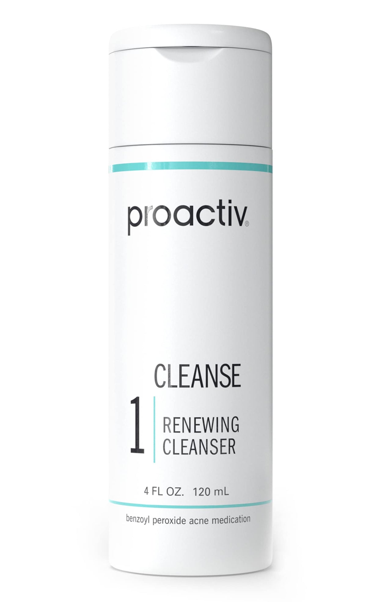 Proactiv Acne Cleanser - Benzoyl Peroxide Face Wash and Acne Treatment - Daily Facial Cleanser and Hyularonic Acid Moisturizer with Exfoliating Beads - 90 Day Supply, 6 Fl Oz