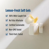 Thumbnail for Nordic Naturals ProEPA, Lemon - 180 Soft Gels - 1210 mg Omega-3 - High-Intensity EPA Formula for Healthy Mood, Heart Health & Cellular Function - Non-GMO - 90 Servings