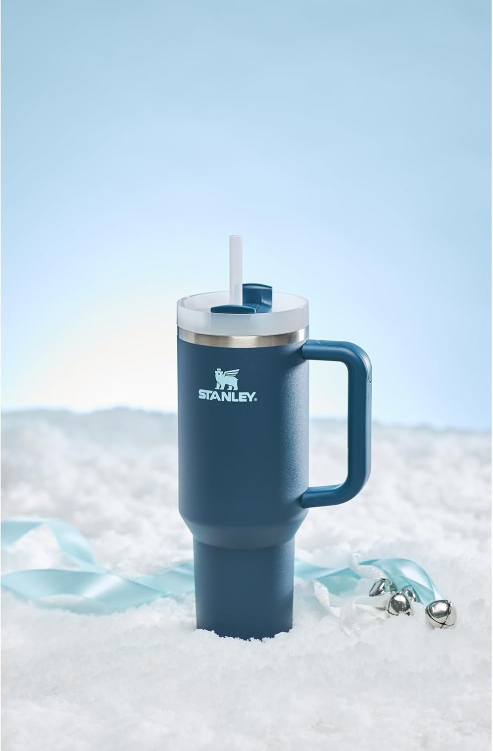 STANLEY Quencher H2.0 Tumbler with Handle and Straw 40 oz | Flowstate 3-Position Lid | Cup Holder Compatible for Travel | Insulated Stainless Steel Cup | BPA-Free | Stargaze