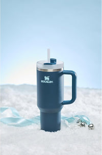 Thumbnail for STANLEY Quencher H2.0 Tumbler with Handle and Straw 40 oz | Flowstate 3-Position Lid | Cup Holder Compatible for Travel | Insulated Stainless Steel Cup | BPA-Free | Stargaze