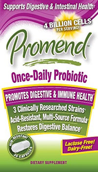 Thumbnail for Promend Once-Daily Probiotic, 30 Capsules Each (Pack of 2)