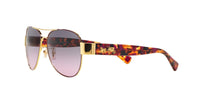 Thumbnail for Coach HC7059 Sunglasses, Purple/Gold/Grey Purple Gradient, 58 mm