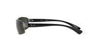 Thumbnail for Ray-Ban RB3364 Metal Rectangular Sunglasses, Gunmetal/Polarized Green, 62 mm
