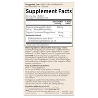 Thumbnail for Garden of Life Organic Ashwagandha Supplement with Probiotics & Ginger - Stress, Mood & Energy Support, Vegan, Gluten Free, Non GMO, 2 Month Supply, 60 Tablets