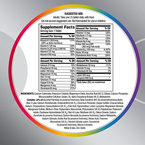 Centrum Silver Multivitamin for Men 50 Plus, Multivitamin/Multimineral Supplement with Vitamin D3, B Vitamins and Zinc, Gluten Free, Non-GMO Ingredients - 200 Count