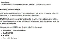 Thumbnail for Maca Magic: Liquid Express Extract (4oz) Peruvian Premium Grade Maca - Liquid for Fast Absorption - Black Maca, Red Maca, Purple Maca, Yellow Maca - Organic - Certified Kosher - Vegan - Gluten Free