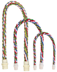 Thumbnail for JW Pet Comfy Perch For Birds Flexible Multi-color Rope, Large - 21